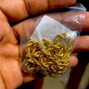 The chain is too thick for my pendant I don’t want it.